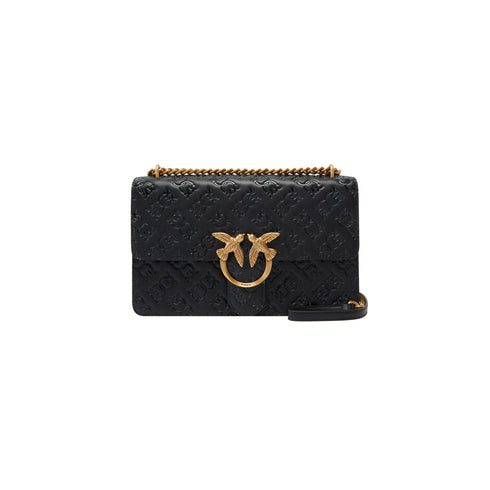 PINKO Borsa a spalla Borsa Donna Love Classic Imprime Nero oro A24 - PINKO 100941A1YB - Z99Q - UNI - Francavilla Moda